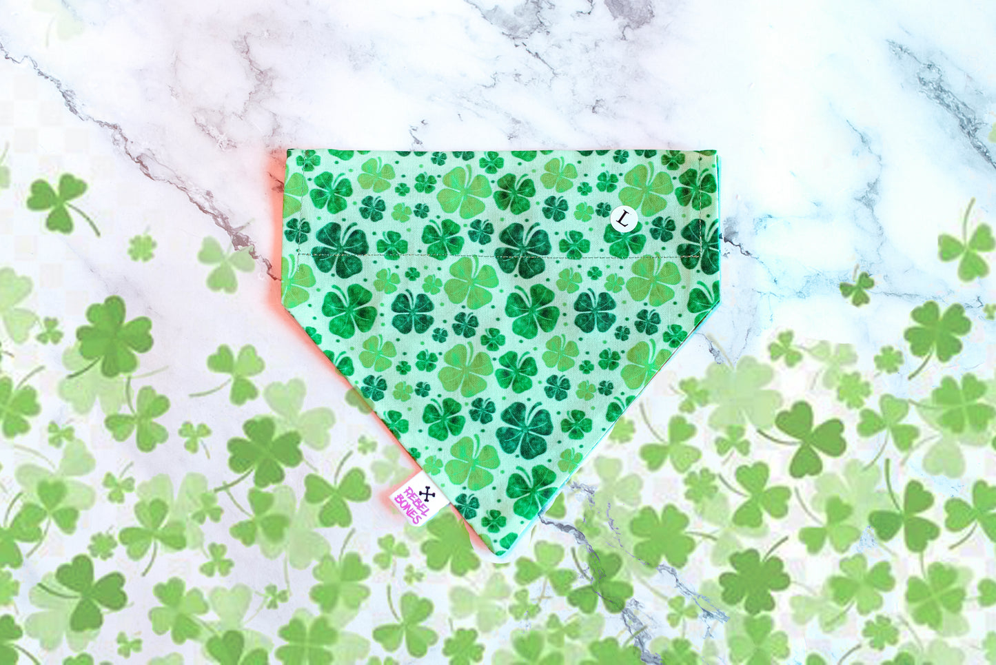 'Clover' St. Patricks Day Bandana