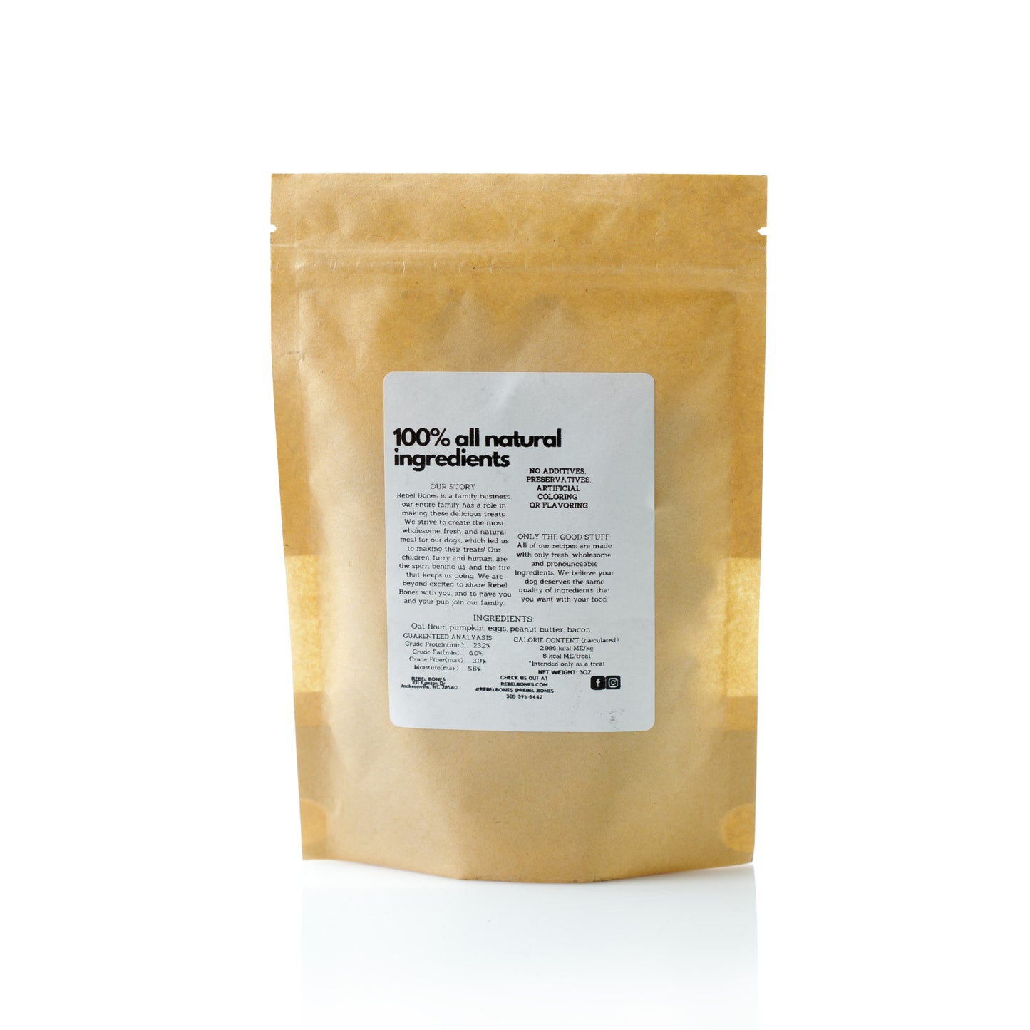 3 Oz All Natural Dog Treats