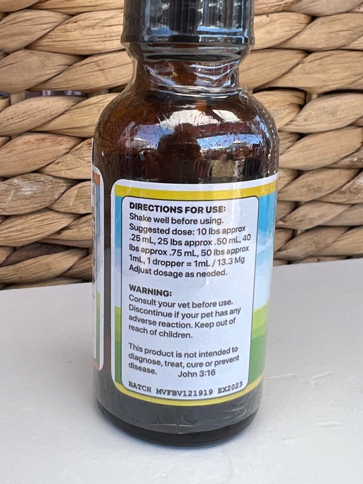 400mg CBD Pet Drops