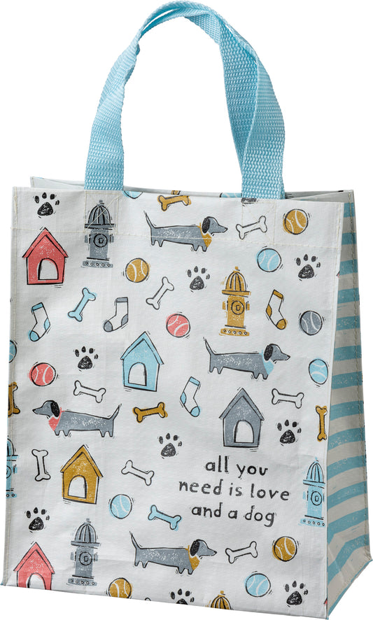 'All You Need Is Love And A Dog' Tote Bag